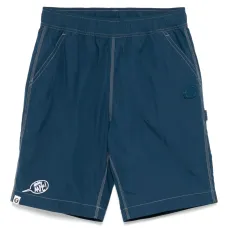 Шорты с нашивкой-логотипом