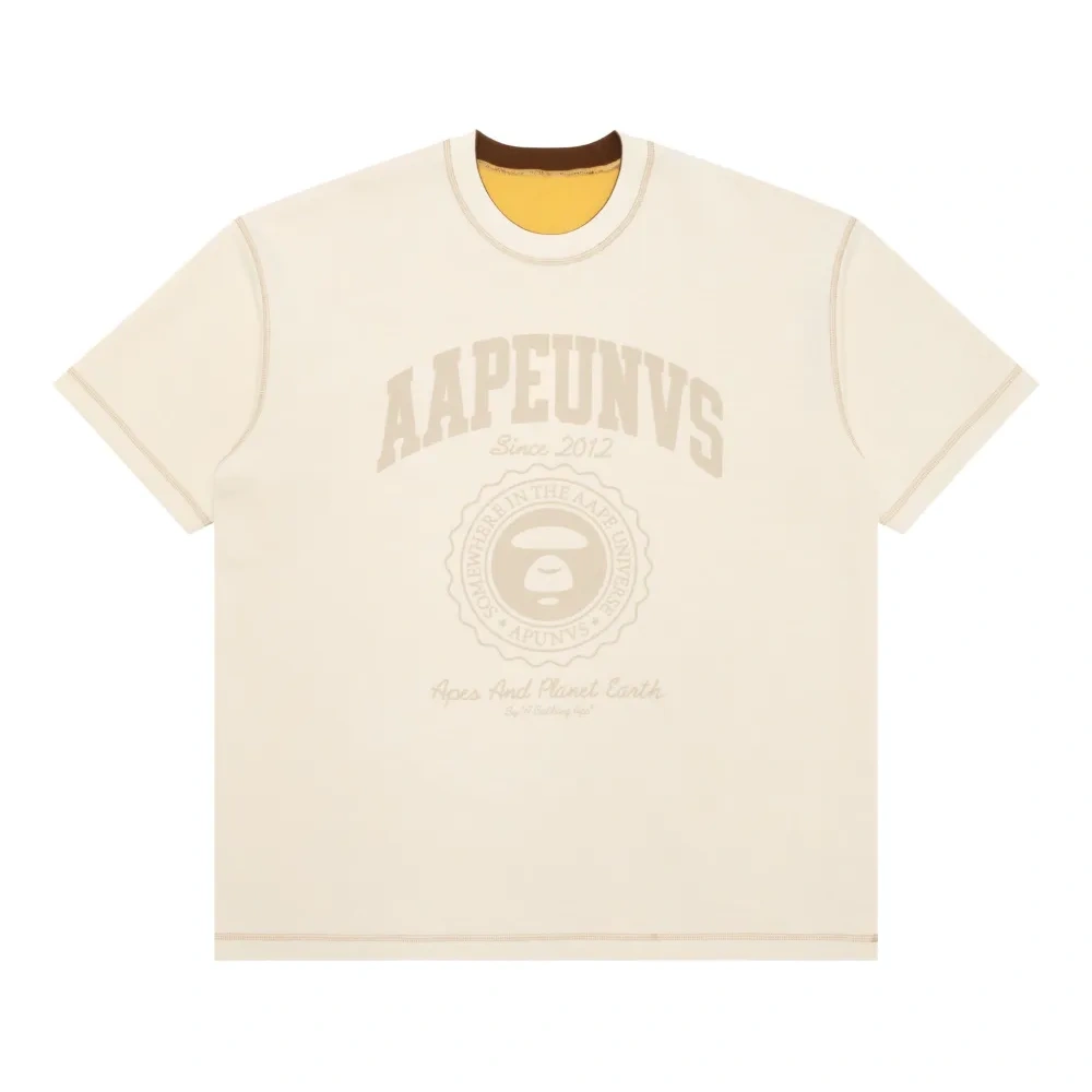 Двусторонняя футболка с принтом