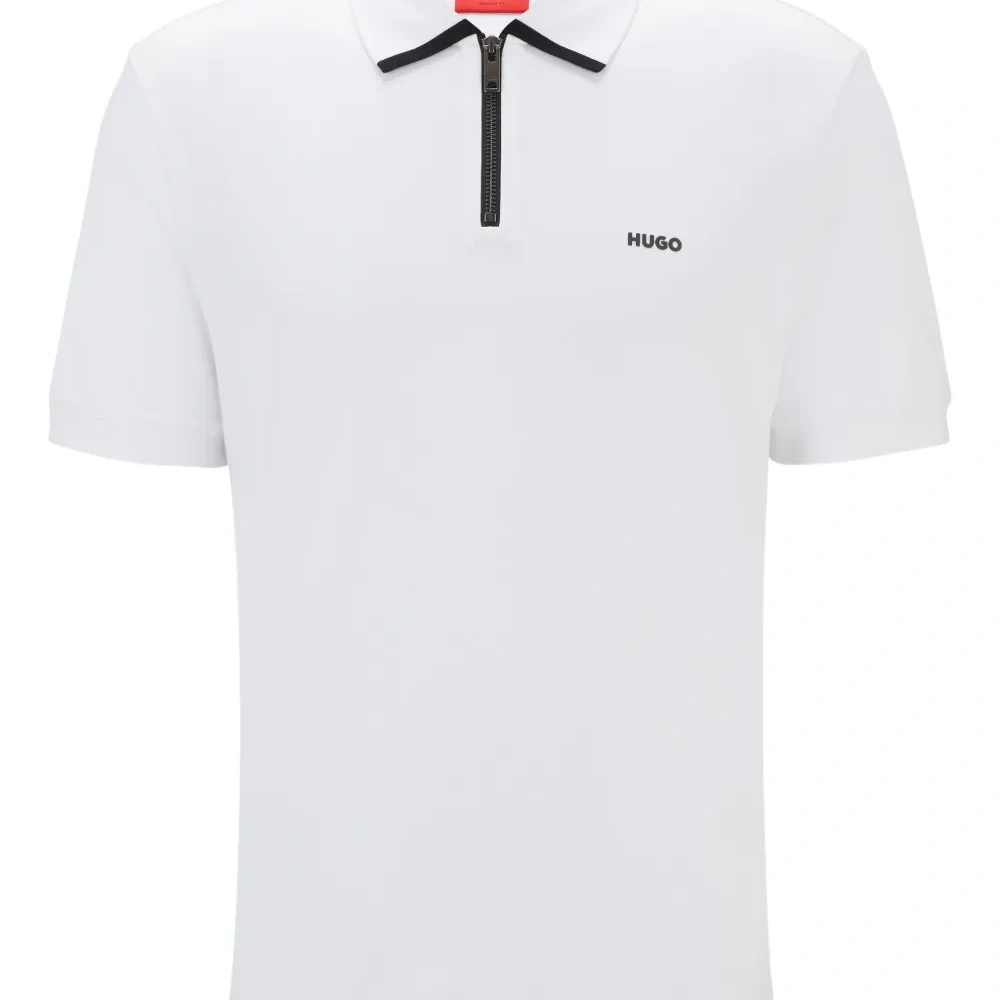 рубашка поло на молнии