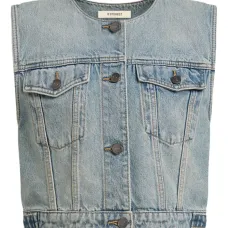 джинсовый жилет