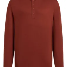 Футболка хенли с длинными рукавами