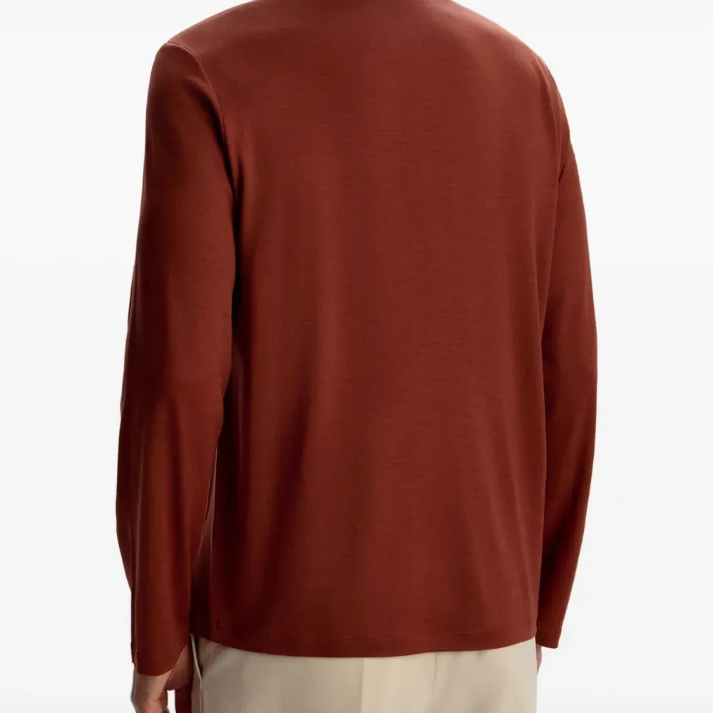 Футболка хенли с длинными рукавами