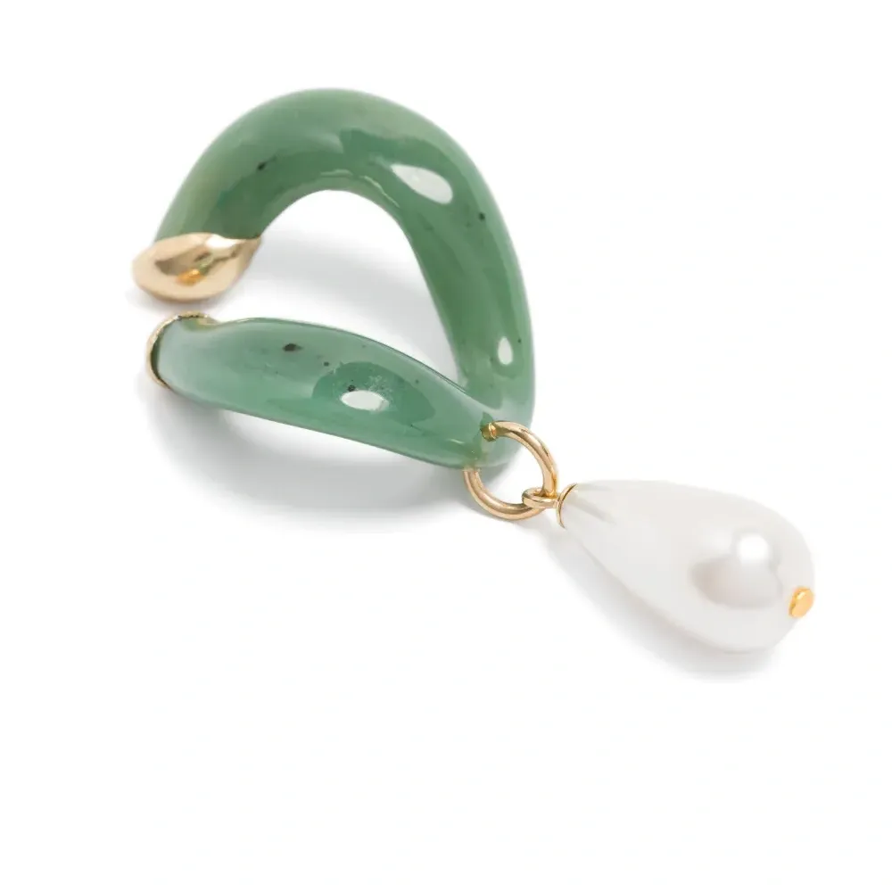 Серьга-кафф среднего размера