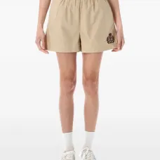 Шорты с вышитым логотипом