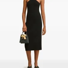 платье миди Erika с вырезом халтер платье миди Erika с вырезом халтер