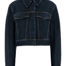 Укороченная джинсовая куртка