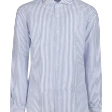 Полосатая рубашка с длинными рукавами