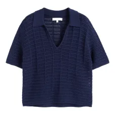 Комплект из топа и шортов в технике кроше