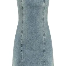 Джинсовое платье без бретелей Джинсовое платье без бретелей