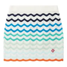 юбка мини в полоску