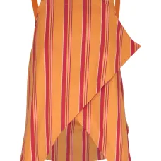 Полосатый топ асимметричного кроя Полосатый топ асимметричного кроя