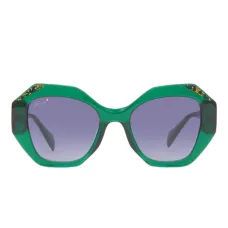 Солнцезащитные очки в восьмиугольной оправе