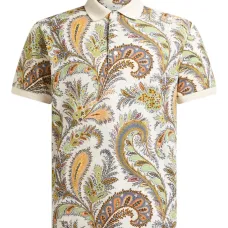 Рубашка поло с принтом пейсли