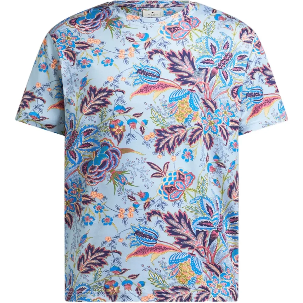 Футболка с цветочным принтом