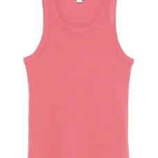 Топ в рубчик с U-образным вырезом Топ в рубчик с U-образным вырезом