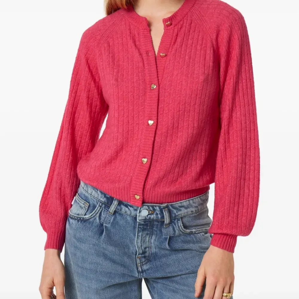 Кардиган в рубчик