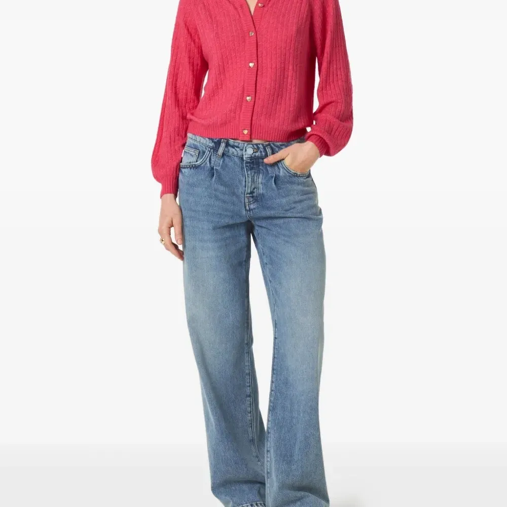 Кардиган в рубчик