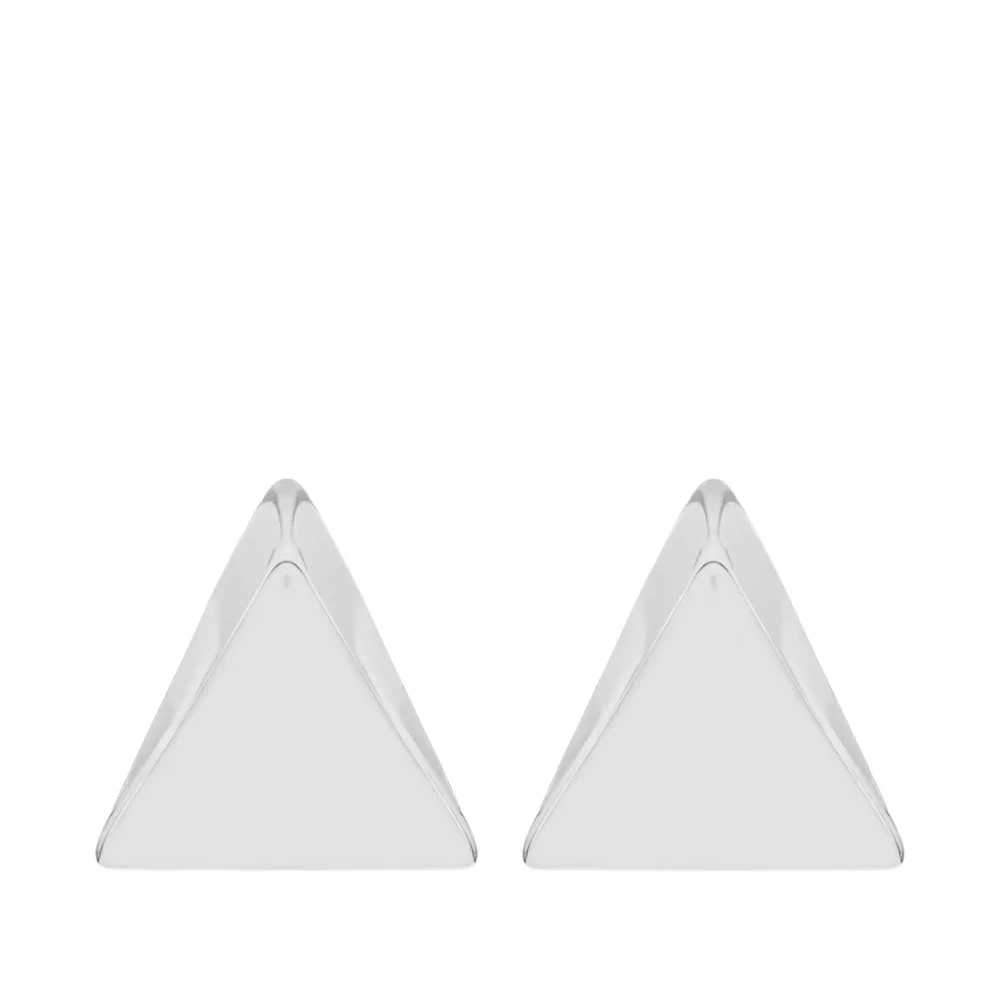 Серьги в форме пирамиды