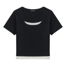 Футболка в рубчик