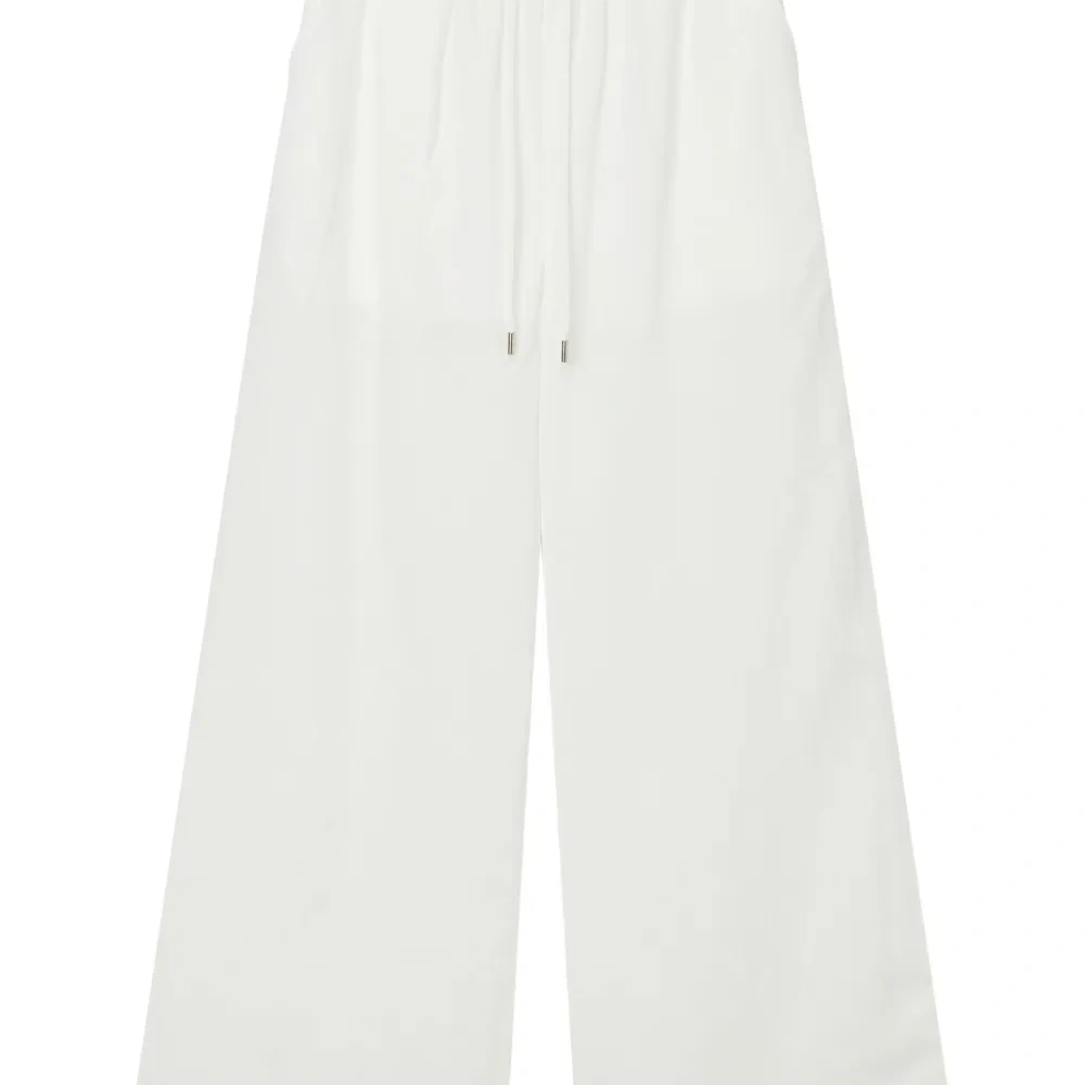 широкие брюки с эластичным поясом