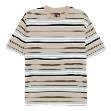 полосатая футболка с логотипом