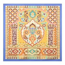 Шелковый платок с принтом