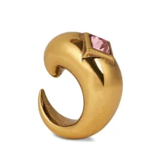 Серьга-кафф с кристаллами