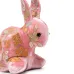 Мягкая игрушка в виде кролика с вышивкой