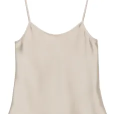 Атласный топ без рукавов