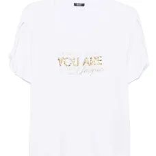 Футболка со стразами