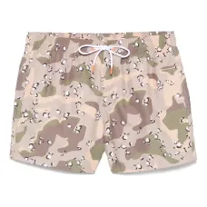 Плавки-шорты с камуфляжным принтом Плавки-шорты с камуфляжным принтом