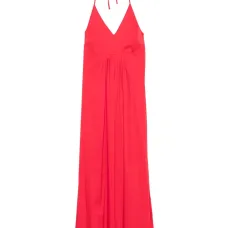 Поплиновое платье макси