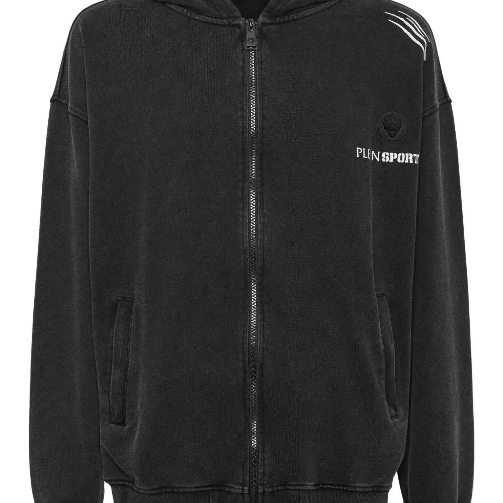 Худи на молнии с графичным принтом