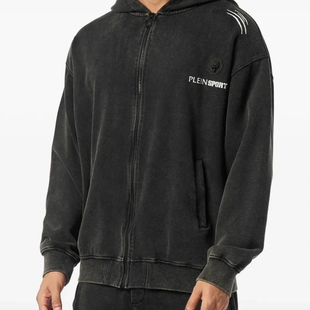 Худи на молнии с графичным принтом