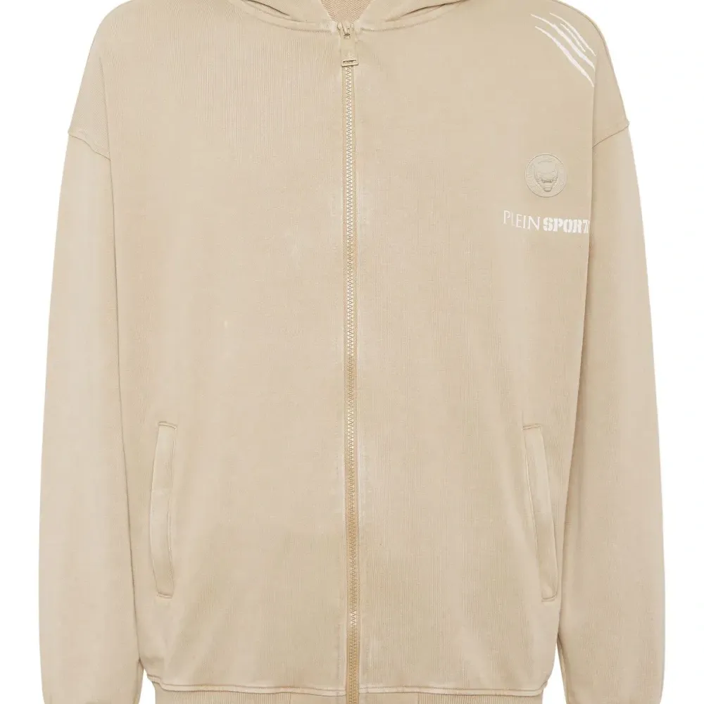 Худи на молнии с графичным принтом