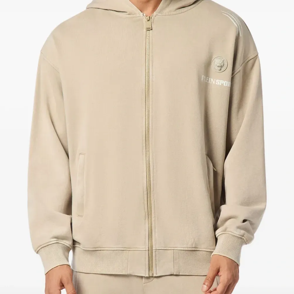 Худи на молнии с графичным принтом