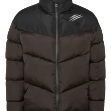 Стеганая куртка с принтом