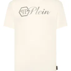 футболка с декорированным логотипом