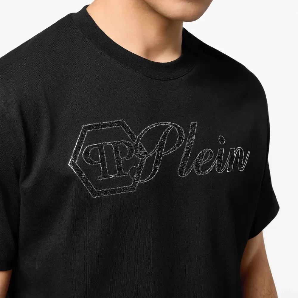 футболка с декорированным логотипом футболка с декорированным логотипом