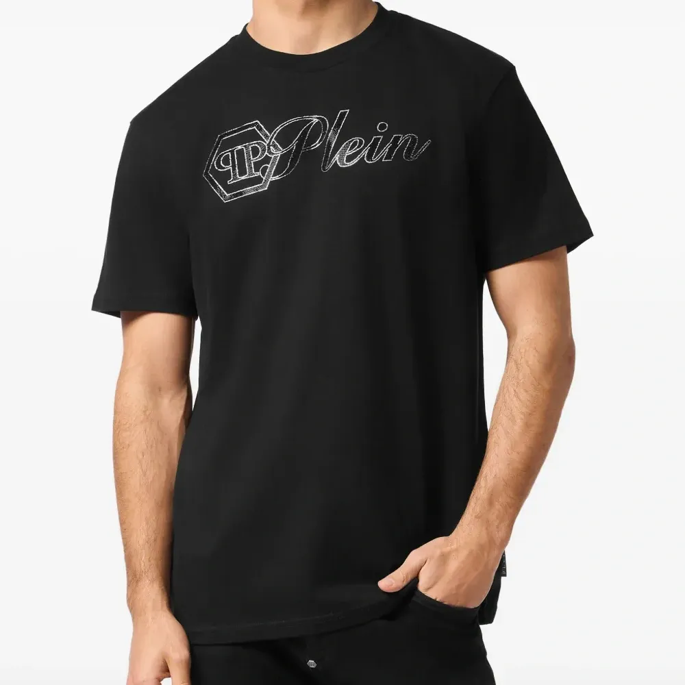 футболка с декорированным логотипом футболка с декорированным логотипом