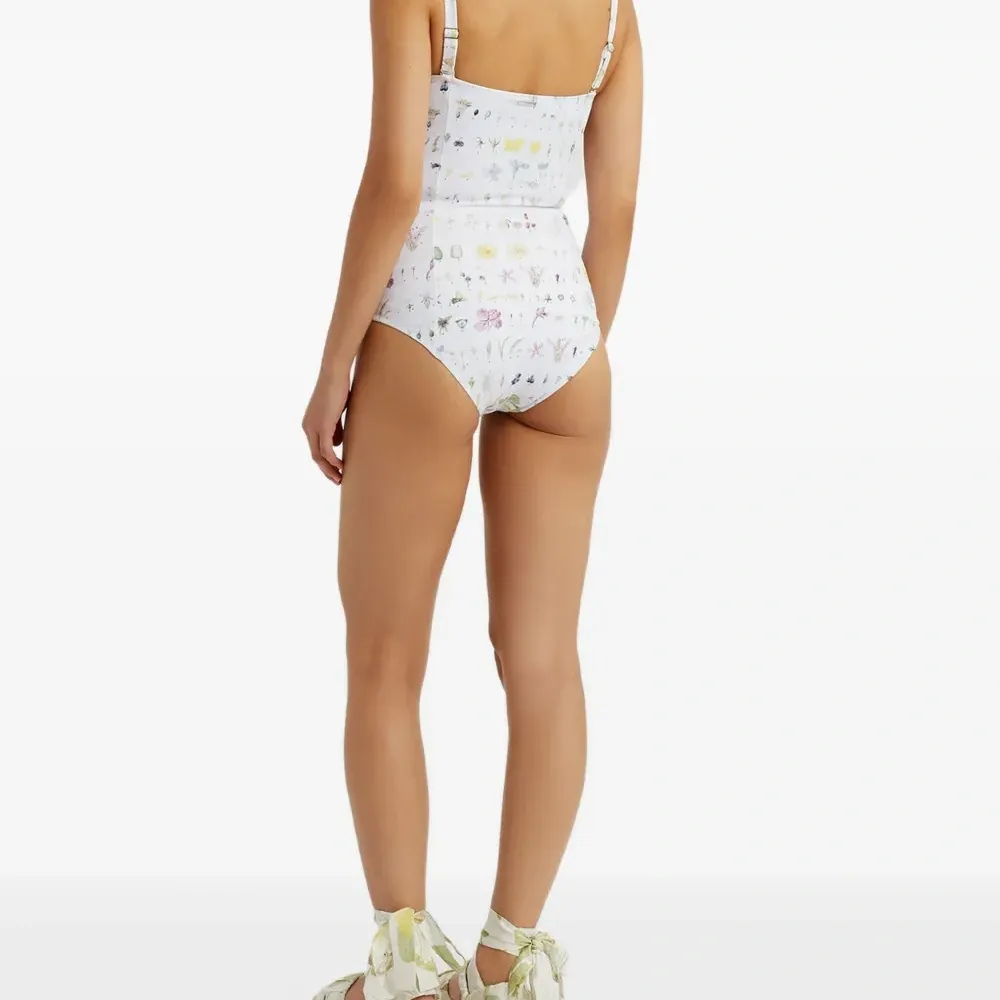 Купальник с цветочным принтом