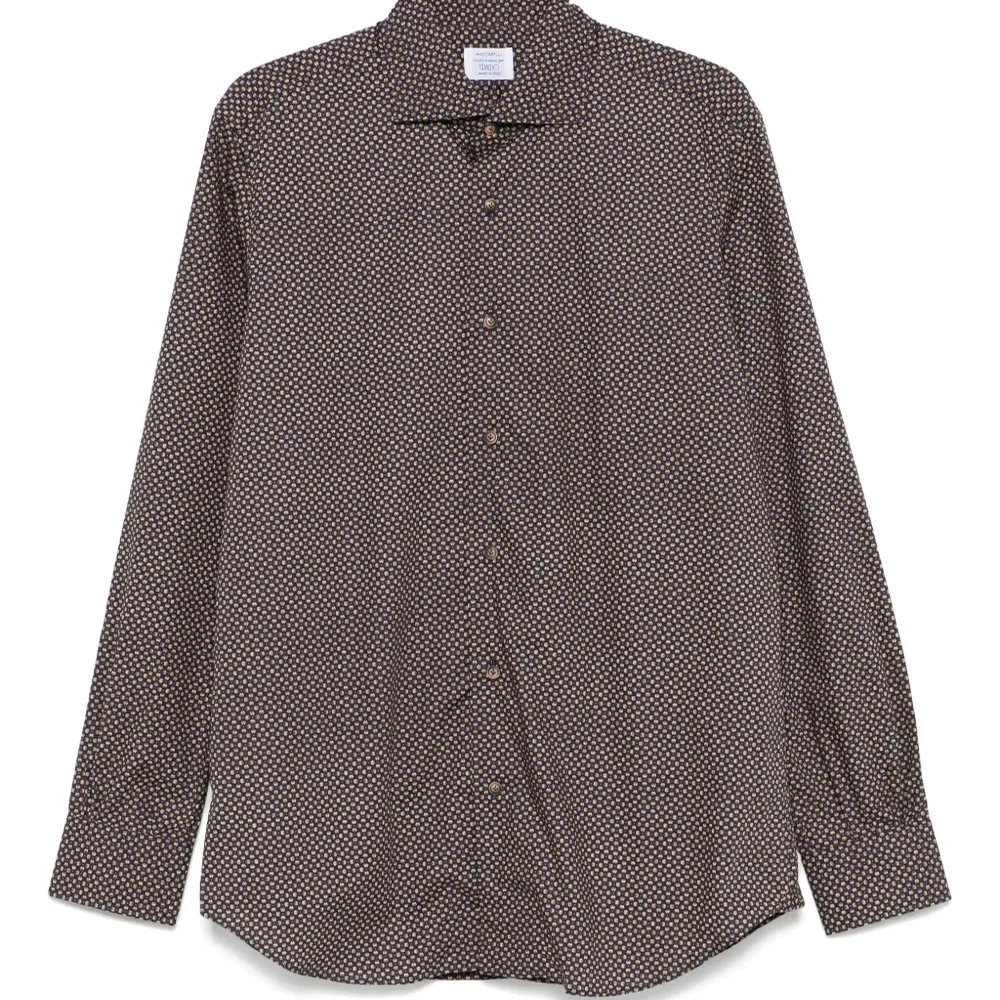 Рубашка с цветочным принтом