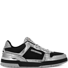 Кроссовки с тиснением под кожу крокодила