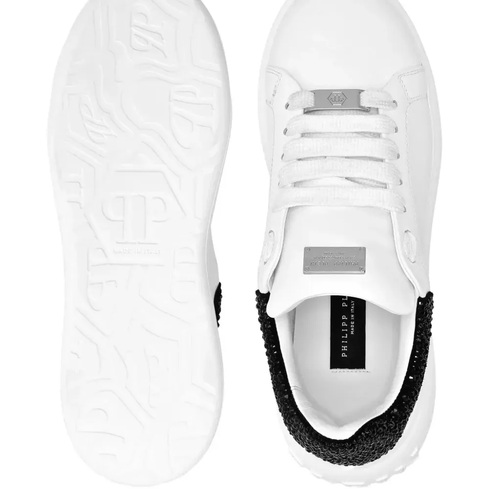 Кроссовки Mix Strass на платформе с кристаллами