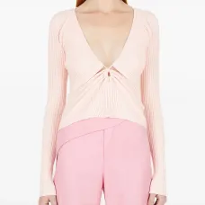 Футболка с V-образным вырезом и сборками Футболка с V-образным вырезом и сборками