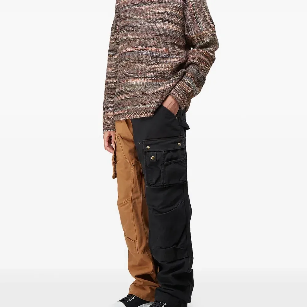 Брюки карго в двух тонах Брюки карго в двух тонах