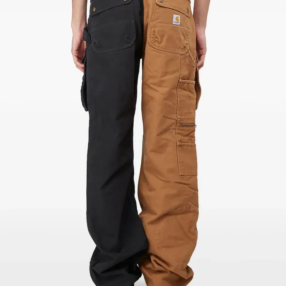 Брюки карго в двух тонах Брюки карго в двух тонах