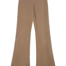 Расклешенные брюки с эластичным поясом