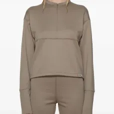 Футболка с воротником на молнии