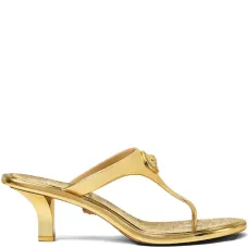 мюли Alia 55 с эффектом металлик